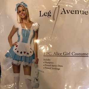 3 pc Alice in Wonderland Costume